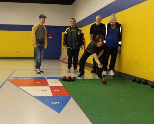 ICHA Bocce players get ready to roll