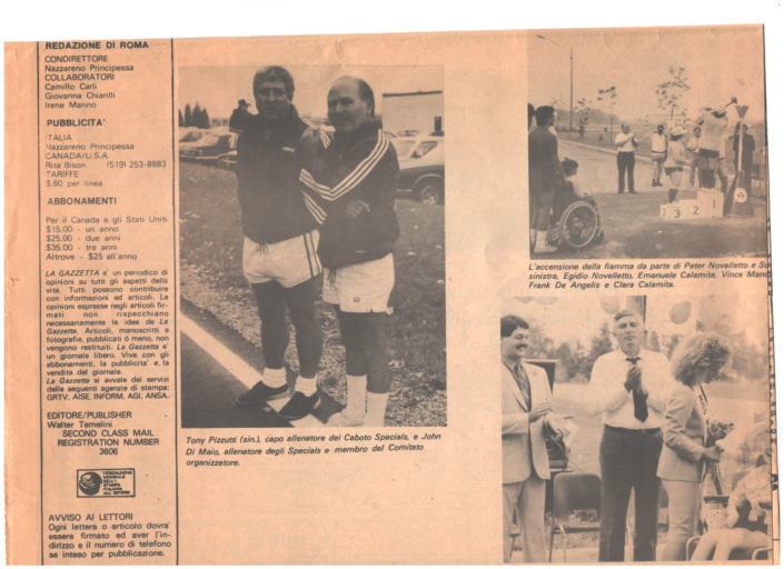 newspaper scan featuring early ICHA photos