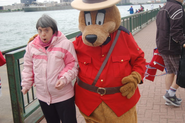ICHA member and RCMP mascot